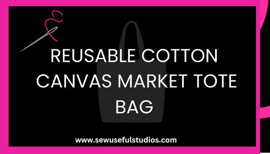 Tote Bag, Reusable Bag, Shopper Bag, Grocery Bag in a Farm Animal Cotton Canvas Fabric Print