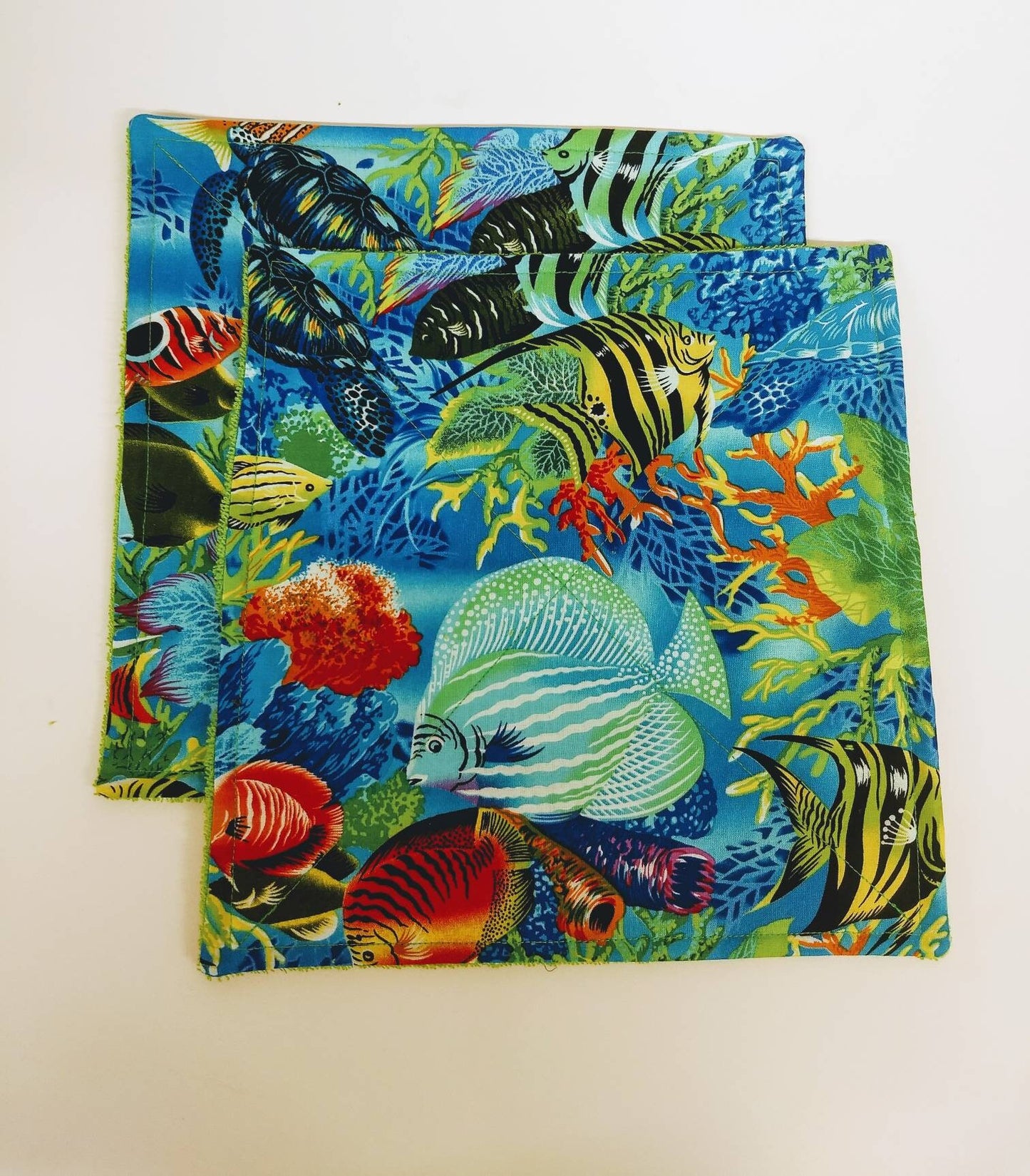 Tropical Fish Kitchen Towel Terry Cloth Set