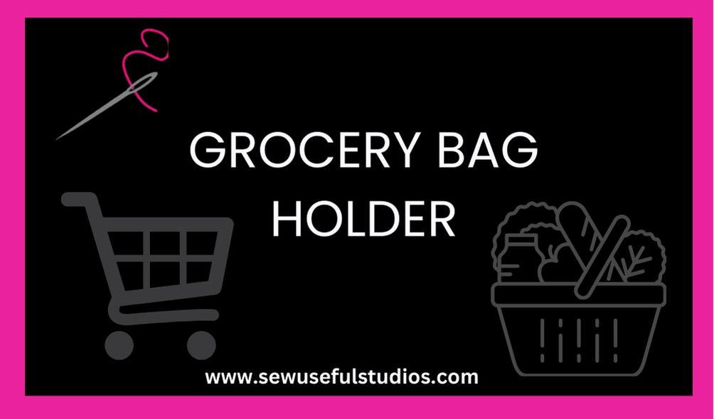 Donut Plastic Grocery Bag Holder or Dispenser