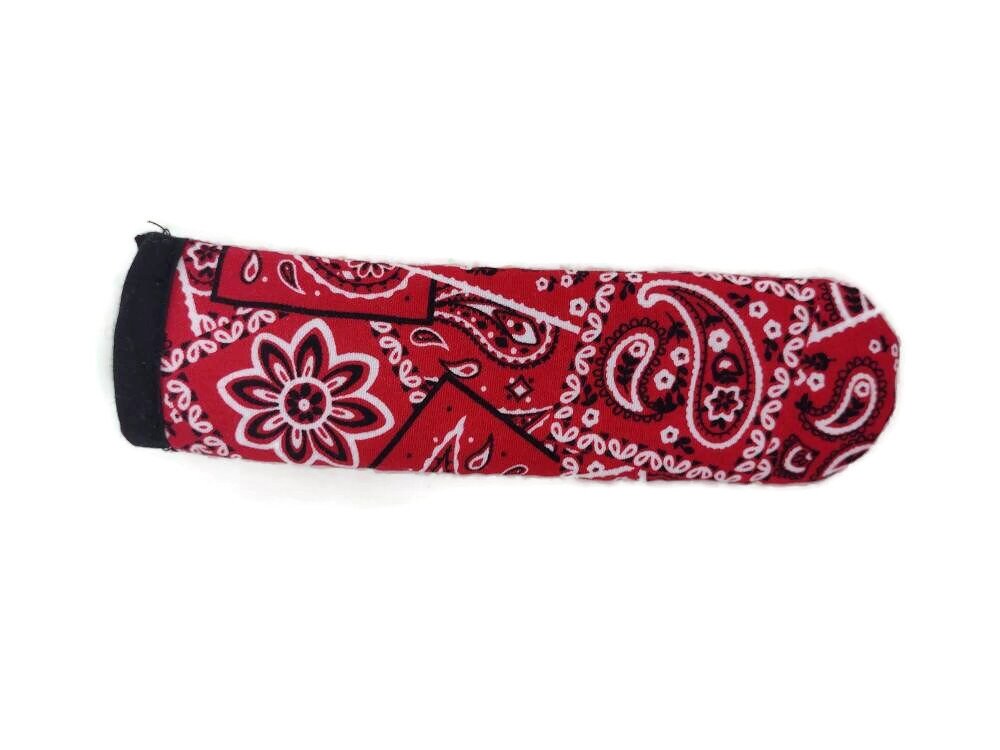 Red Bandana Cast Iron Skillet Potholder Handle Cover