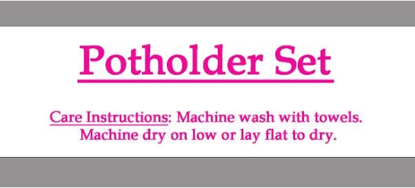 Pot holder for kitchen Pot Holder Set Oven Hot Pad Pot Holder for Cooking or Baking in a White Daisy Polka Dot Fabric Print