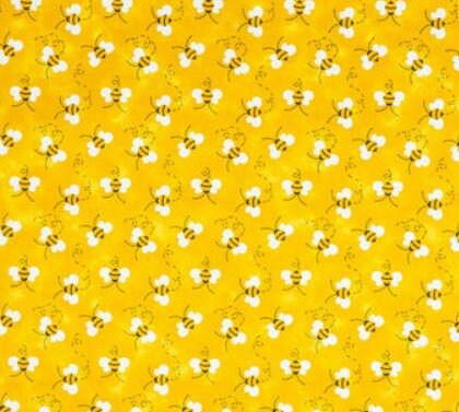 Pot holder for kitchen Pot Holder Set Oven Hot Pad Pot Holder for Cooking or Baking in a Yellow Honey Bee Fabric Print