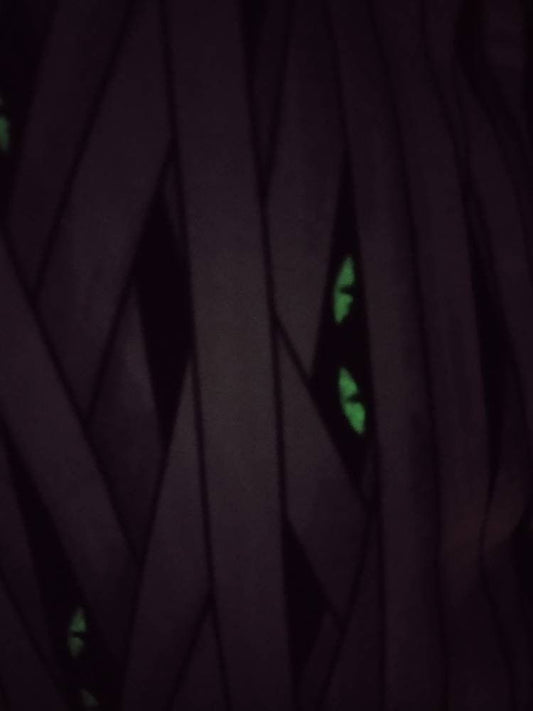 Glow in the Dark Mummy Trick or treat Bag or Tote Bag with Pocket