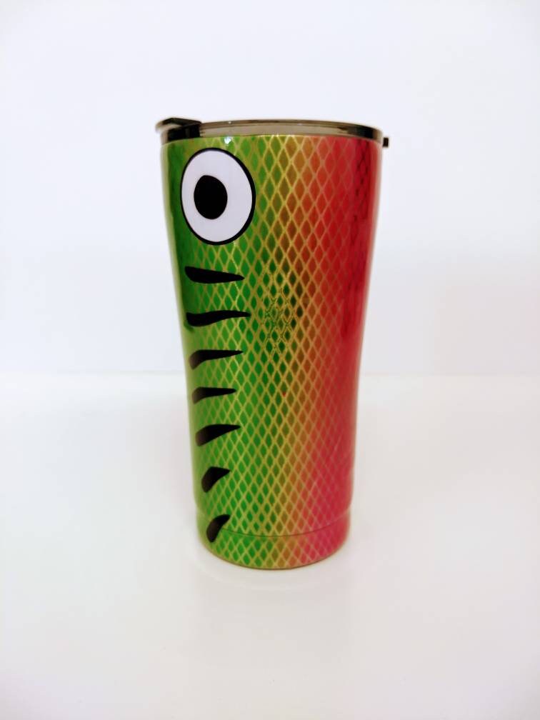Fishing Lure, Fish Tumbler cup, Father's Day 22 oz Tumbler with lid