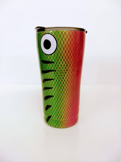 Fishing Lure, Fish Tumbler cup, Father's Day 22 oz Tumbler with lid