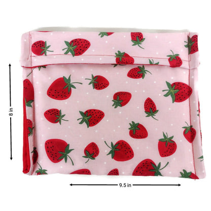 Potato Bag in a Strawberry Festival Fabric by Sewuseful Studios LLC