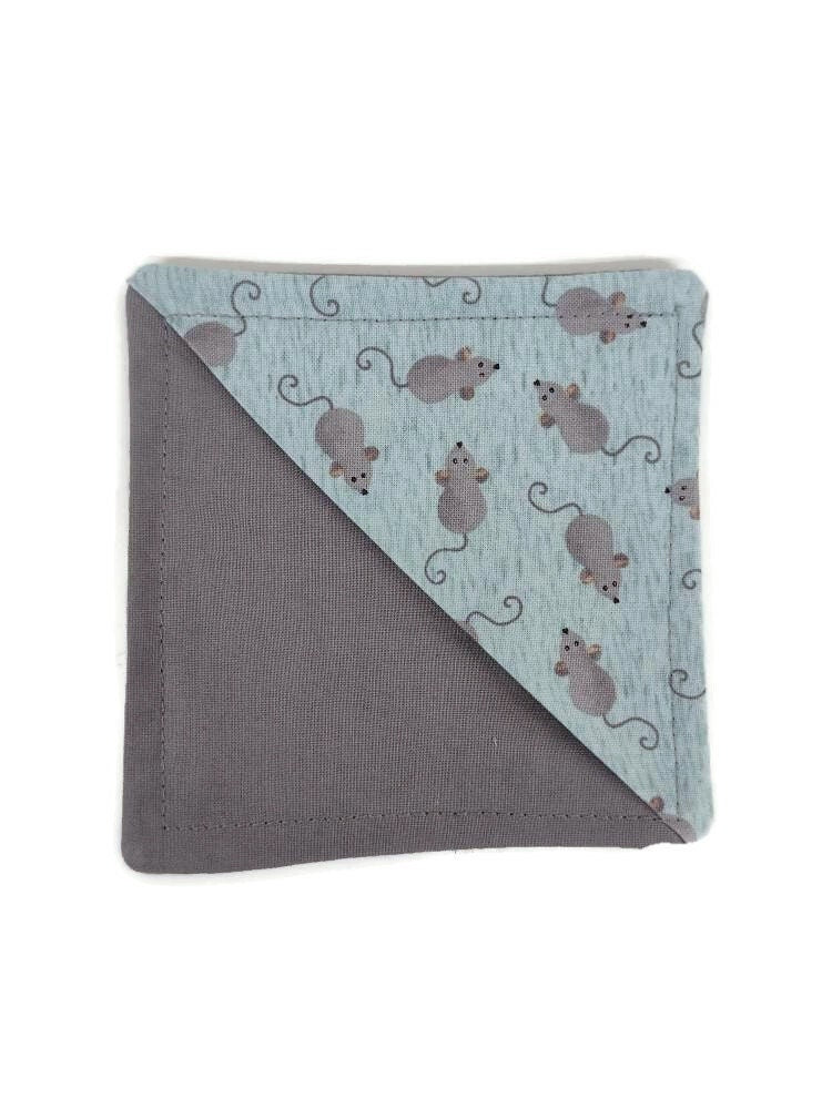 Tiny Mouse Corner Bookmark, Stocking stuffer for reading lover