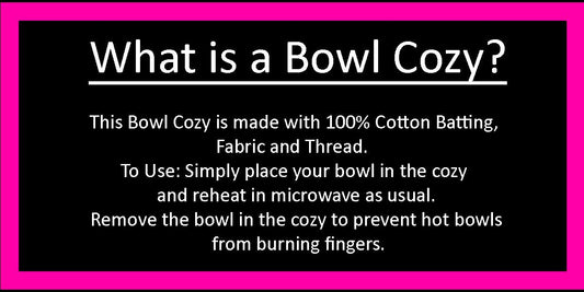 Teacher Gift under 20 dollars, Bowl Cozy Microwave Safe Cotton Soup Hot Bowl Pot Holder in a Multicolored Crayon Fabric Print