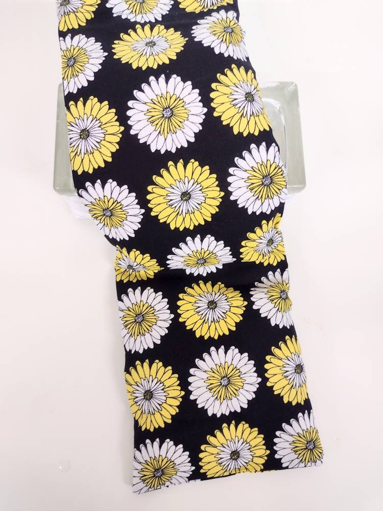 Yellow Daisy Sectioned Heat/Cold Wrap with Removable case
