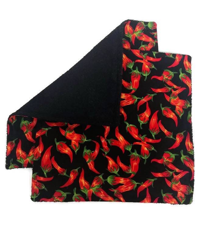 Chili Pepper Kitchen Towel Terry Cloth Set