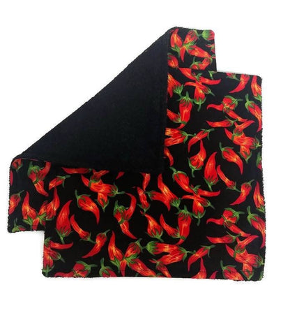 Chili Pepper Kitchen Towel Terry Cloth Set