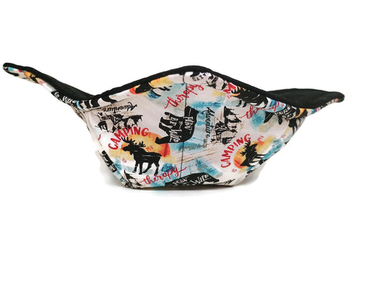 Bowl Cozy Quilted Cotton Microwave Safe Wild Camping