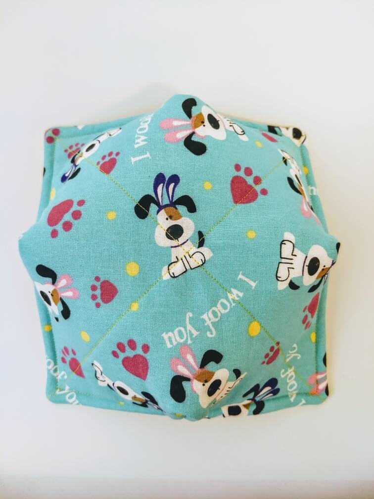 Easter Puppy Dog with Rabbit Ears Microwavable Bowl Cozy