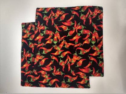 Chili Pepper Kitchen Towel Terry Cloth Set