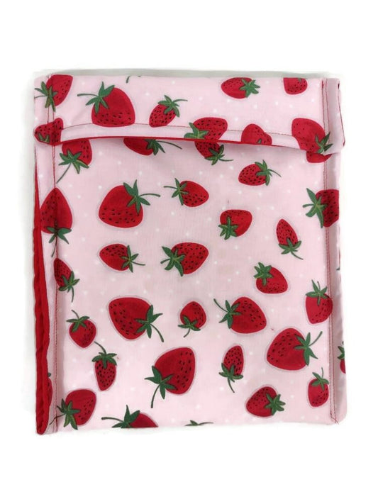 Potato Bag in a Strawberry Festival Fabric by Sewuseful Studios LLC