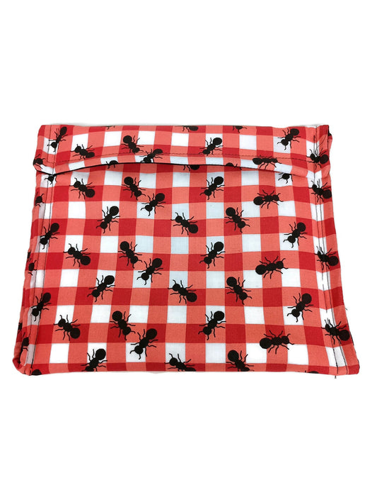 Potato Bag, Microwave Safe Potato Bag, Marching Ants Print Potato Bag, All Cotton bag for cooking potatoes, potato sack