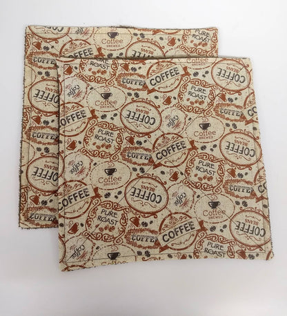 Pure Roast Coffee Kitchen Towel Terry Cloth Set