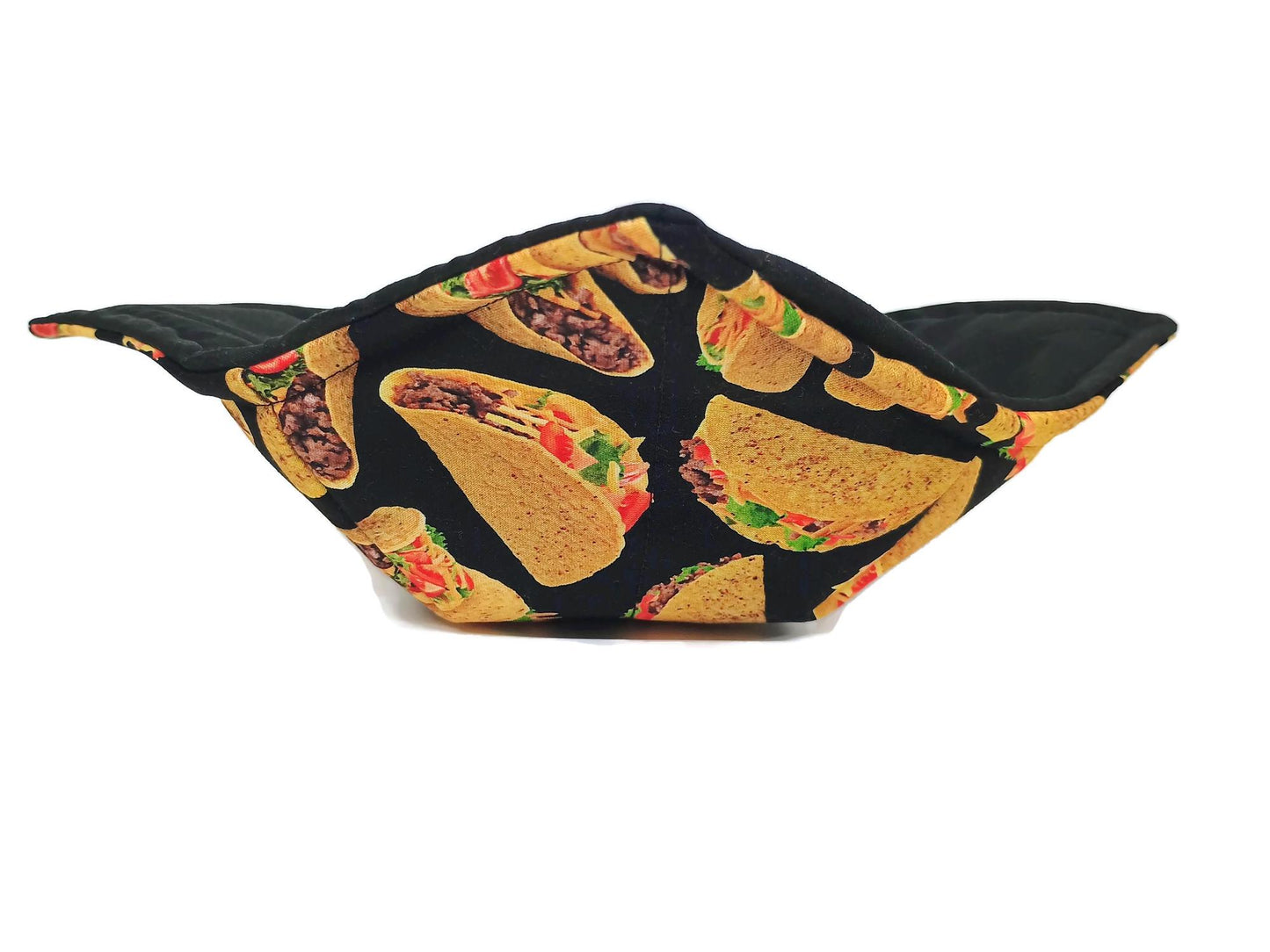 Microwavable Bowl Cozy in Realistic Hard Shell Taco, Taco Lover Gift for Taco Tuesday