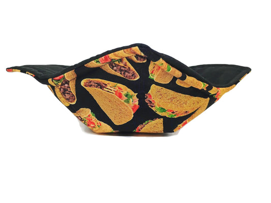Microwavable Bowl Cozy in Realistic Hard Shell Taco, Taco Lover Gift for Taco Tuesday