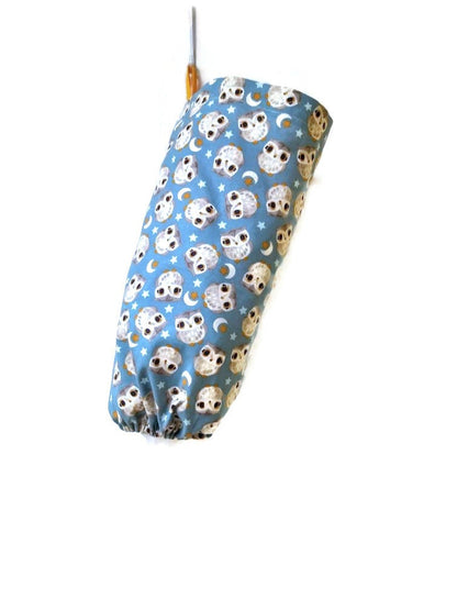 Nightime Owls Plastic Grocery Bag Holder or Dispenser