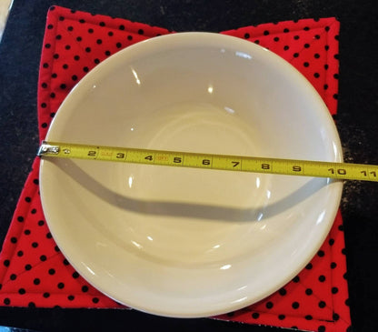 X-Large Serving Bowl Microwavable Holder Cherry Print