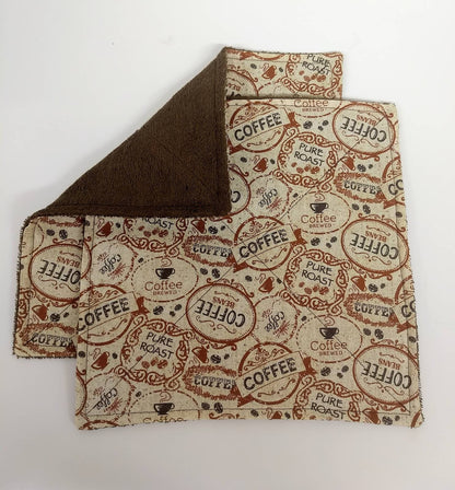 Pure Roast Coffee Kitchen Towel Terry Cloth Set