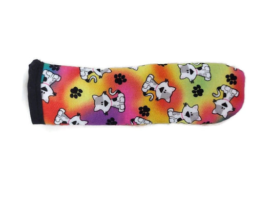 Tye Die Cat Cast Iron Skillet Potholder Handle Cover