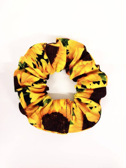 Sunflower Hair Scrunchie