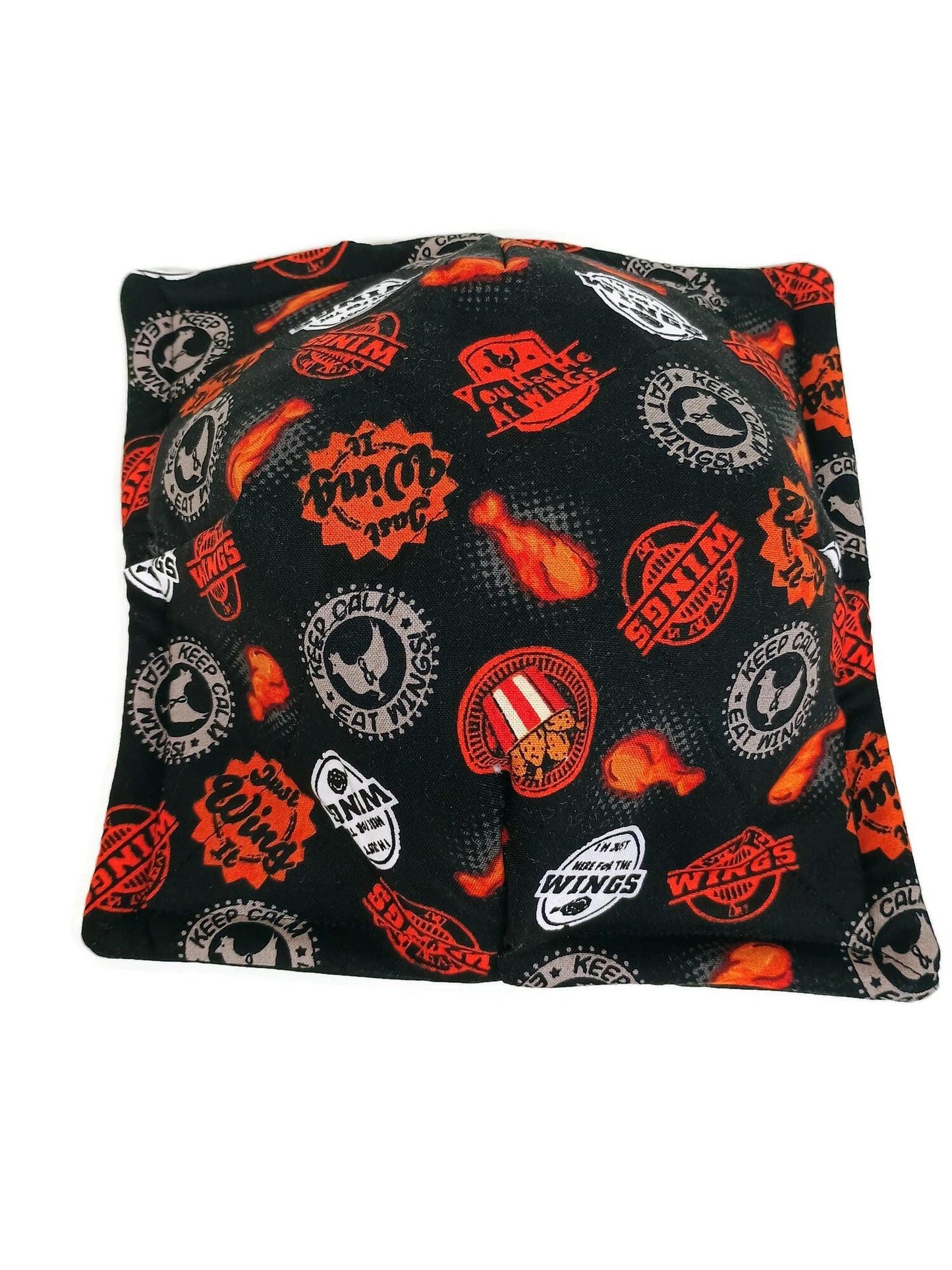 Bowl Cozy Quilted Cotton Microwave Safe Hot Wing Fabric